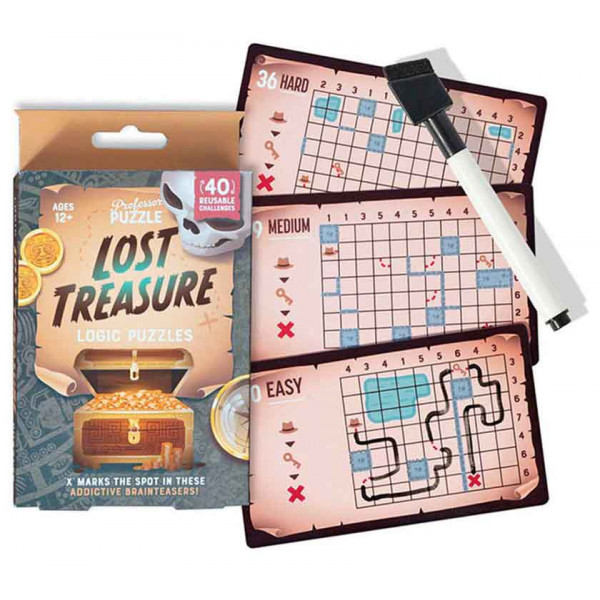 PROFESSOR PUZZLE Mozgalice LOST TREASURE 