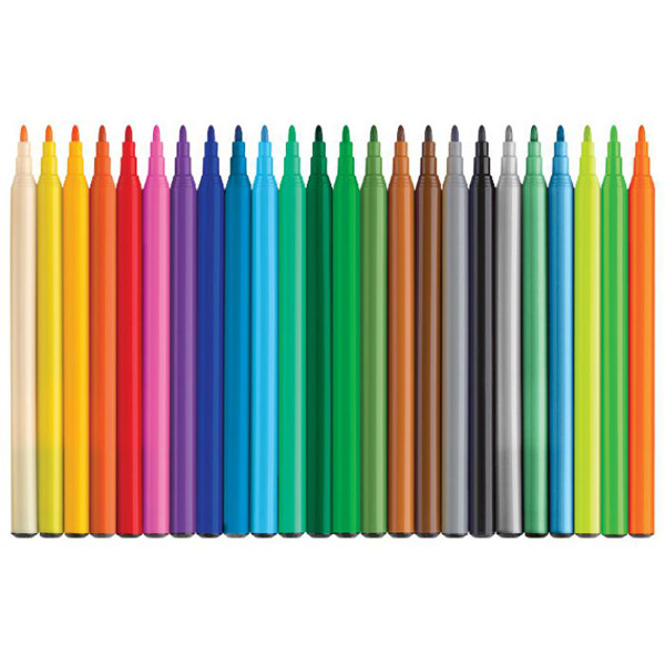 FABER CASTELL flomasteri 18+6  DINOSAURUS 
