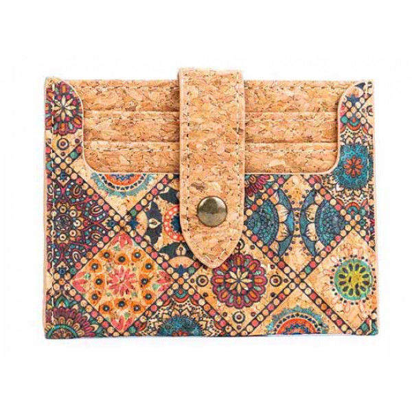 Etui za kartice CORK FLORAL MOSAIC 