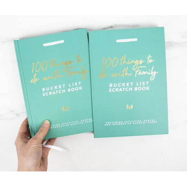 Greb-greb knjiga SCRATCH BOOK - FAMILY EDITION 