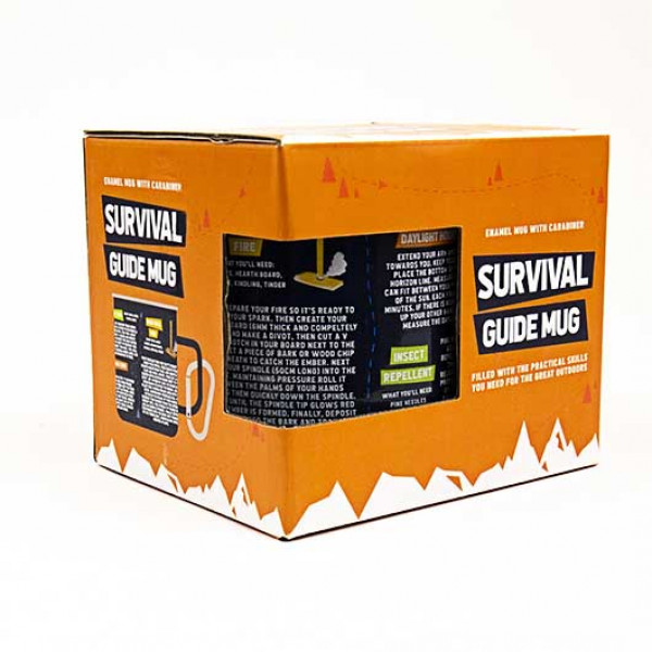 Metalna šolja SURVIVAL GUIDE 