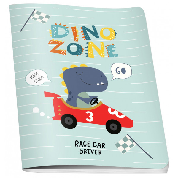 Sveska A5 DINO ZONE, 60 listova na kvadratiće 