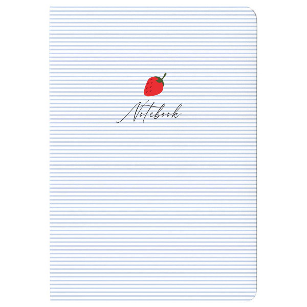 Sveska čistih listova A4 FRUIT, 60 listova 