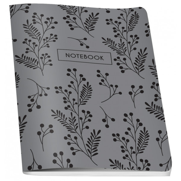 Sveska A5 BLACK STYLE, 60 listova na kvadratiće 