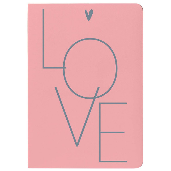 Sveska A5 HEARTS, 60 listova na linije 