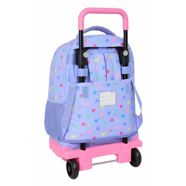 Ranac sa koliima BENETTON - LILA 45cm 