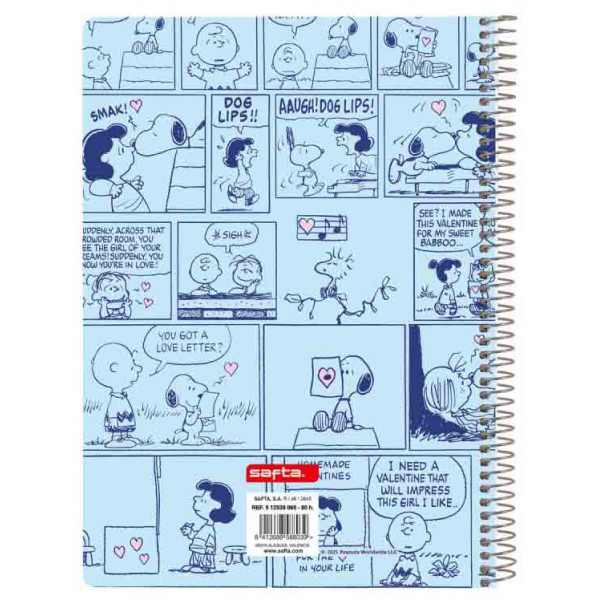 Notes SNOOPY A5 tvrdi povez 80 strana, kvadratići 
