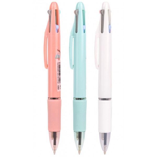 Hemijska olovka 4 u1 plavi, crni, crveni i zeleni ispis 0.7mm 