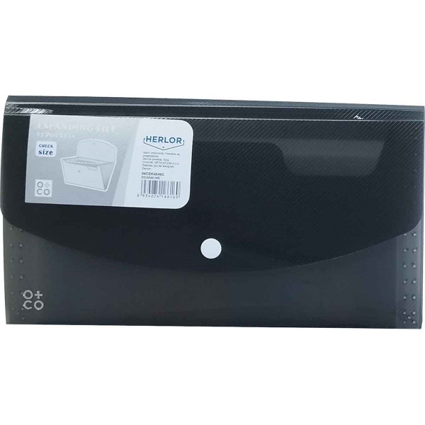 FASCIKLA (kućni budžet) sa 13 pregrada 26x14x2,5cm 