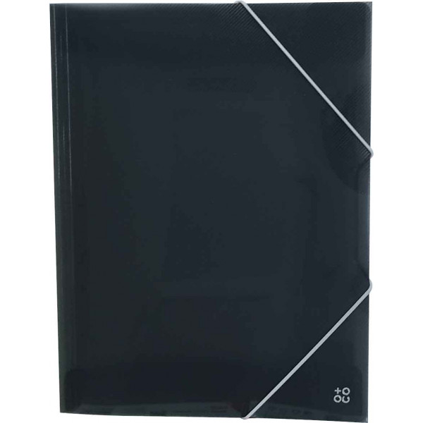 FASCIKLA  PVC sa gumicom A4 32x24,6x1cm siva 