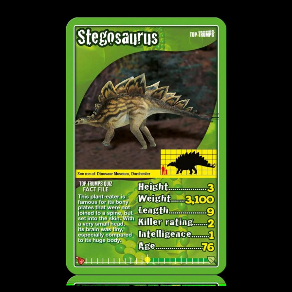 Igra kartama TOP TRUMPS - DINOSAURS 