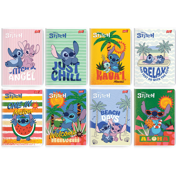Sveska A4 dikto STITCH (OSAM MOTIVA) 