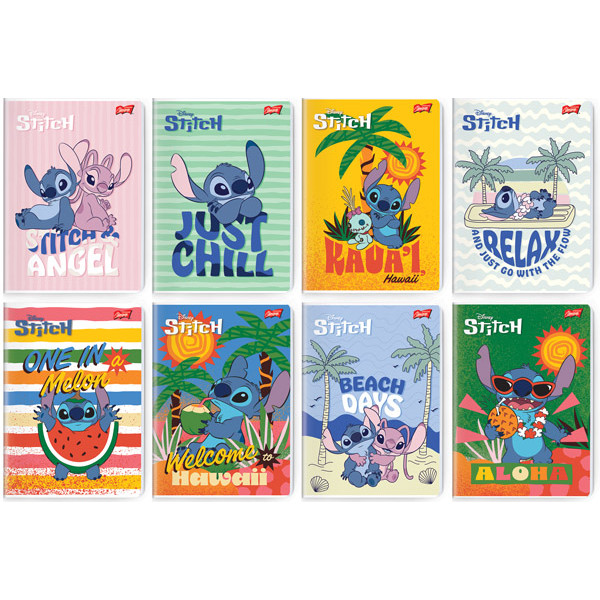 Sveska A4 kvadrati STITCH (OSAM MOTIVA) 