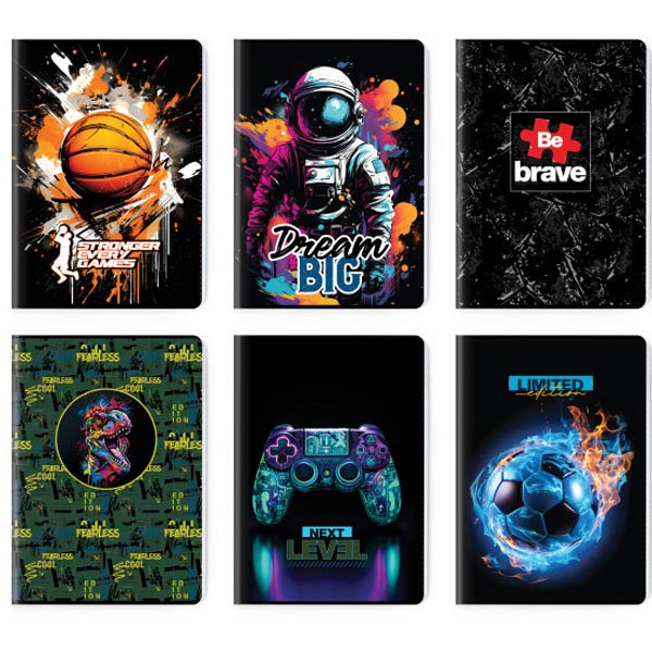 SVESKA PREMIUM A4 DIKTO 52L BOY'S COLLECTION SC3134