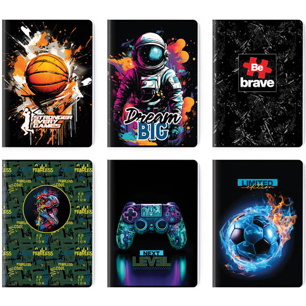 SVESKA PREMIUM A4 CISTA 52L BOY'S COLLECTION SC3135