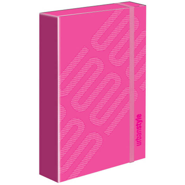 FASCIKLA PREMIJUM SA GUMOM PINK 31x24x4,5cm 