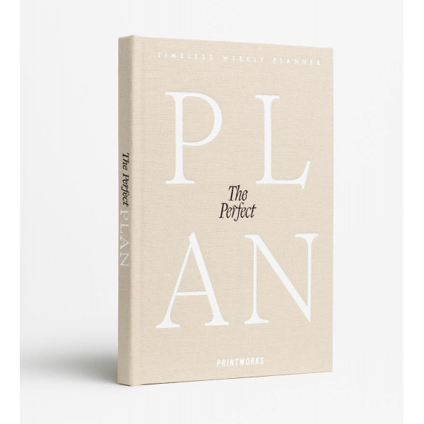 Nedeljni planer - THE PERFECT PLAN, BEIGE 