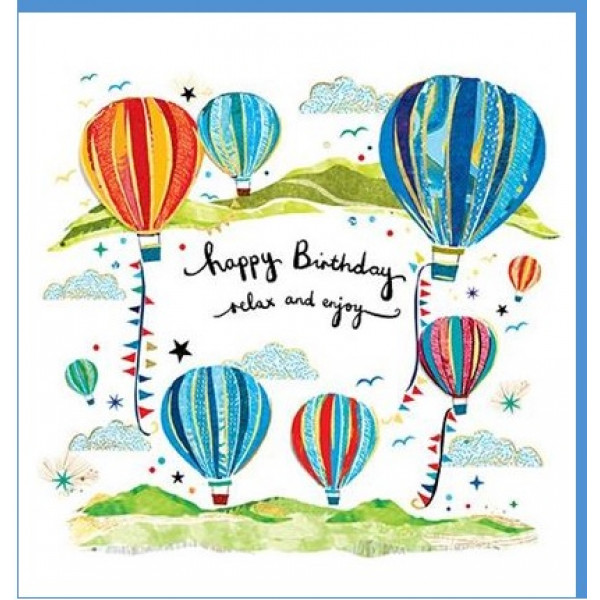 Rođendanska čestitka HOT AIR BALLOONS 