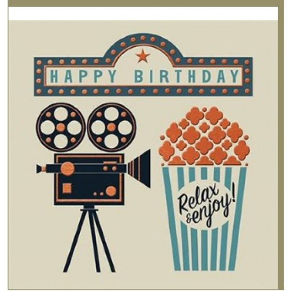 Rođendanska čestitka CINEMA BIRTHDAY 
