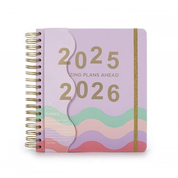 Datumirani planer AMAZING PLANS AHEAD (jul 2025 - dec 2026) 