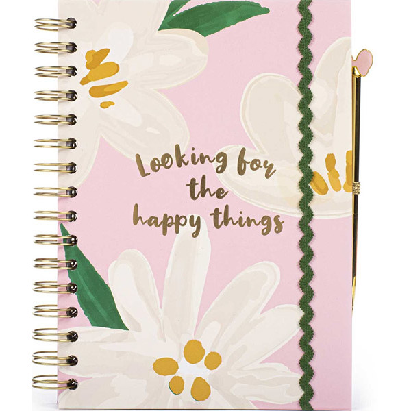 Spiralni notes A5 sa hemijskom olovkom 