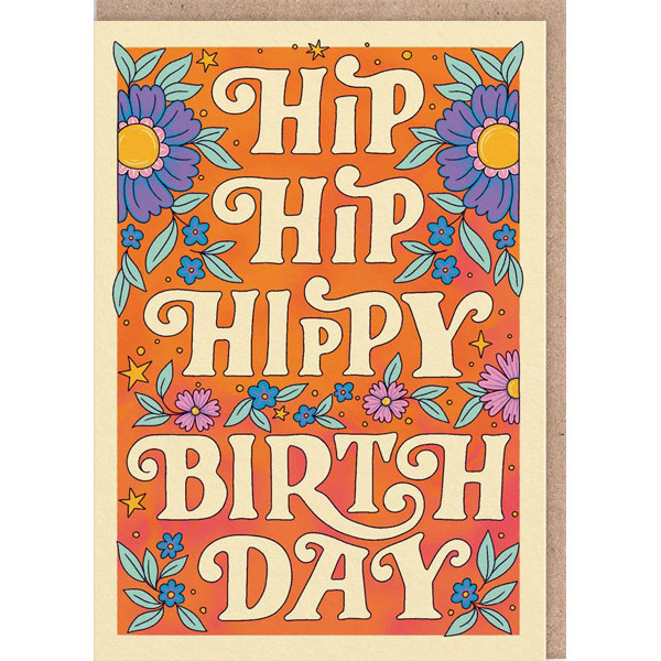 Rođendanska čestitka HIP HIP HIPPY BIRTHDAY 