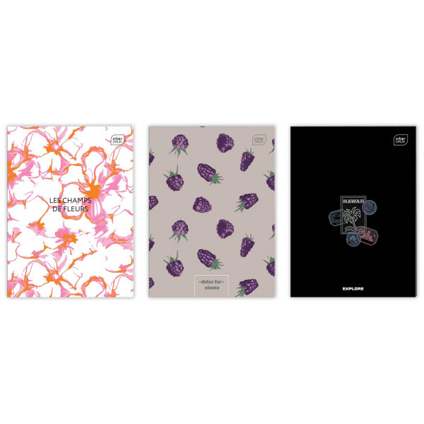 Sveska A4, 96 listova na linije (Više vrsta) 