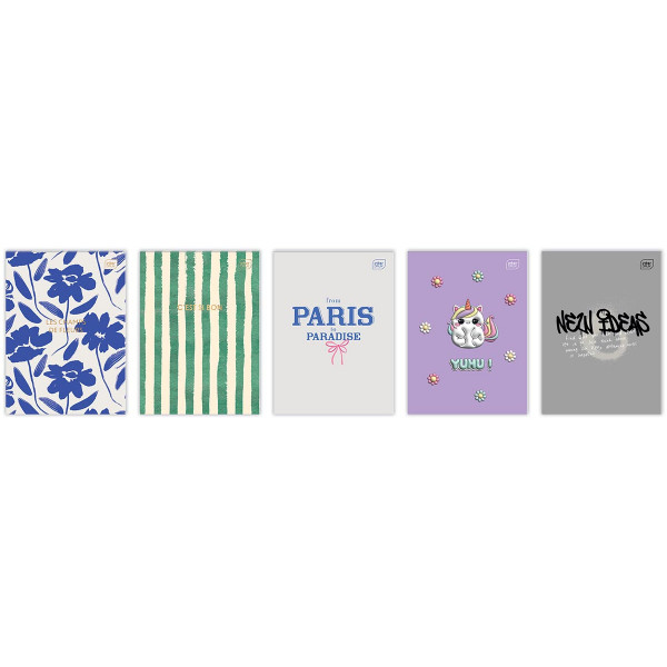 Notes A7, 50 listova na kvadratiće (Više vrsta) 