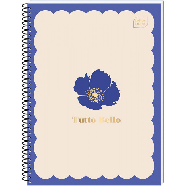 Spiralni notes A6 TUTTO BELLO 80 listova na kvadratiće (Više vrsta) 