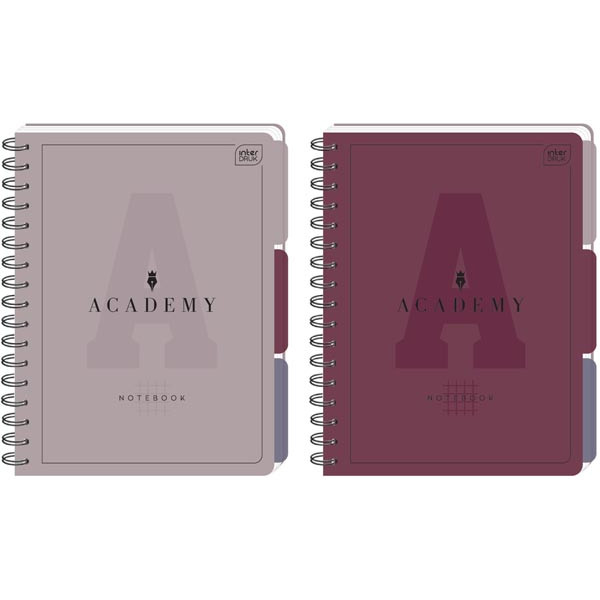 Notes sa spiralom B5 kvadratići ACADEMY (DVE VRSTE)