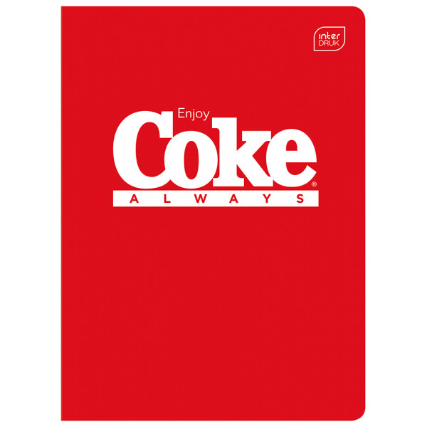 Školska sveska A5 kvadratićI COCA COLA (ČETIRI VRSTE) 