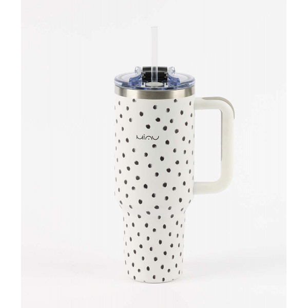 Putna šolja 1200ml od nerđajućeg čelika MIAU DOTS 