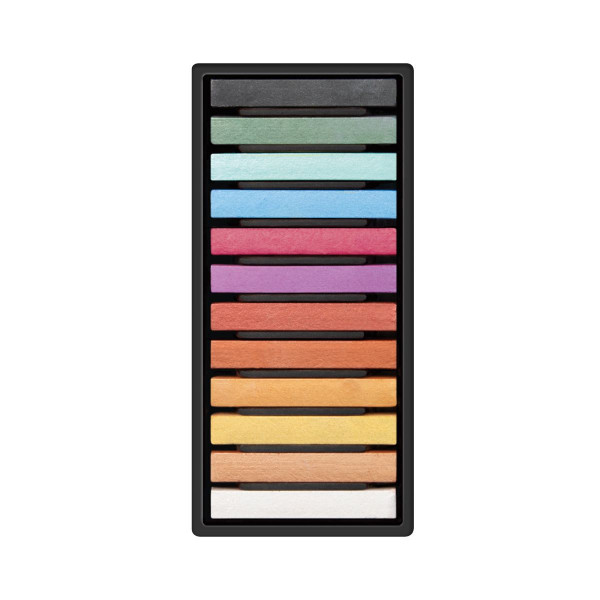 Pastelne boje MILAN - METALIZED 12 kom 