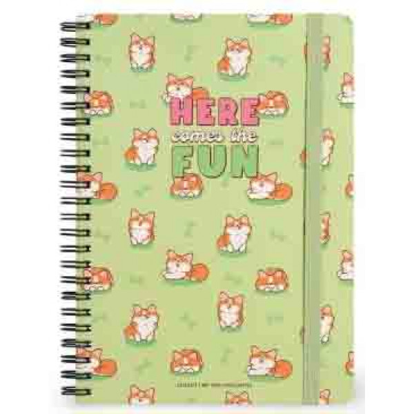 Notes sa spiralom CORGI linije 21x15cm 