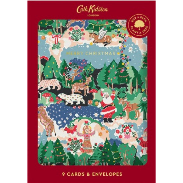 Set devet novogodišnjih i božićnih čestitki CHRISTMAS LEGENDS 