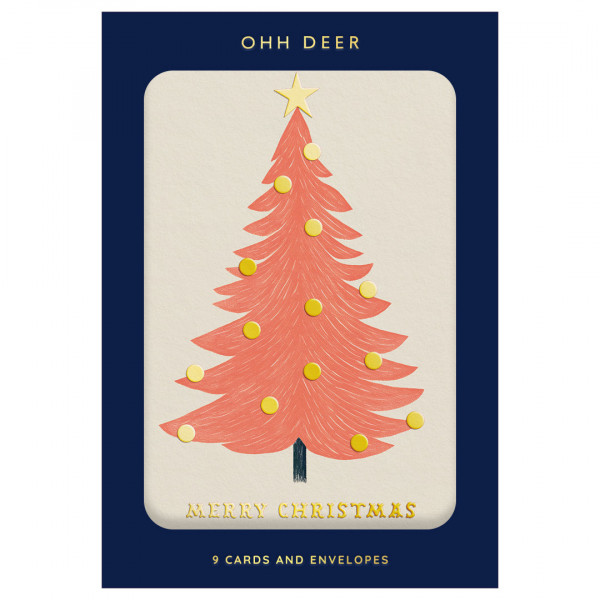 Set devet novogodišnjih i božićnih čestitki CHRISTMAS ICONS 