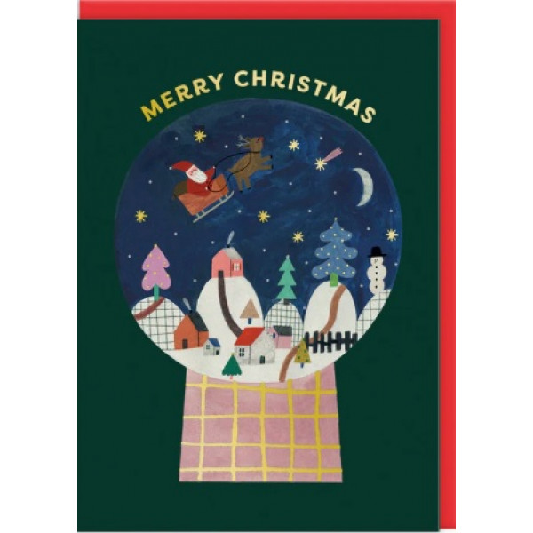 Novogodišnja čestitka SNEŽNA KUGLA 