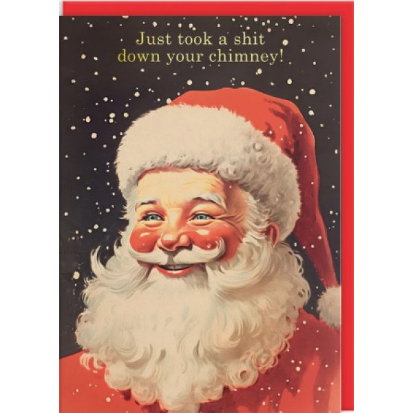 Novogodišnja čestitka JUST TOOK A SHIT 