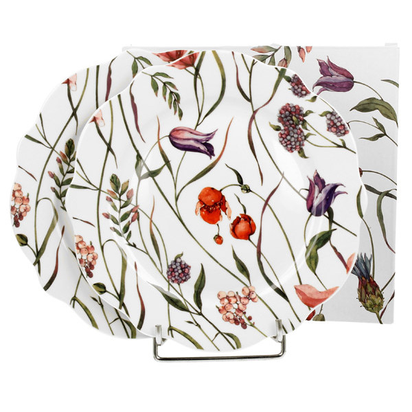 Set dva desertna tanjira FLOWER MEADOW 