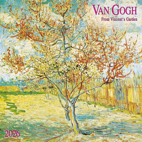 Zidni kalendar 2026 VAN GOGH - FROM VINCENT'S GARDEN 