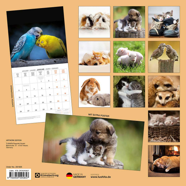 Zidni kalendar 2026 LITTLE FRIENDS 