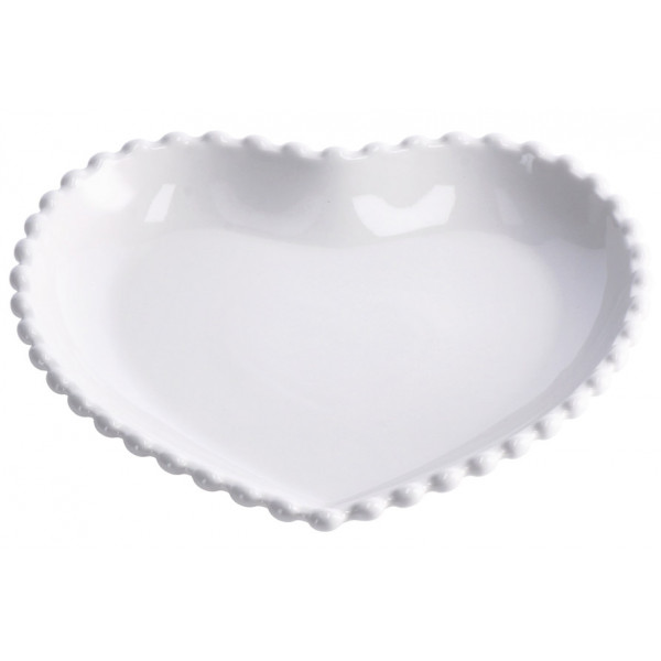 Tanjir u obliku srca 25cm 
