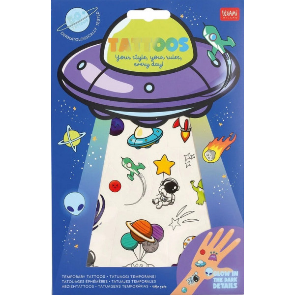 Set privremenih tetovaža SVEMIR 