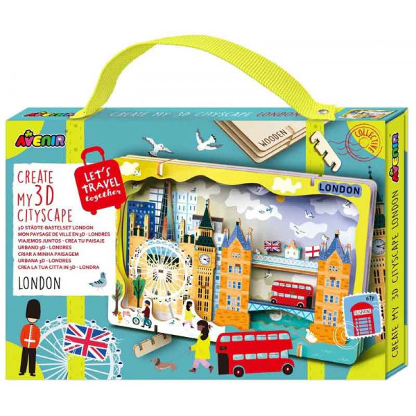 Kreativni set LET'S TRAVEL TOGETHER 3D LONDON 