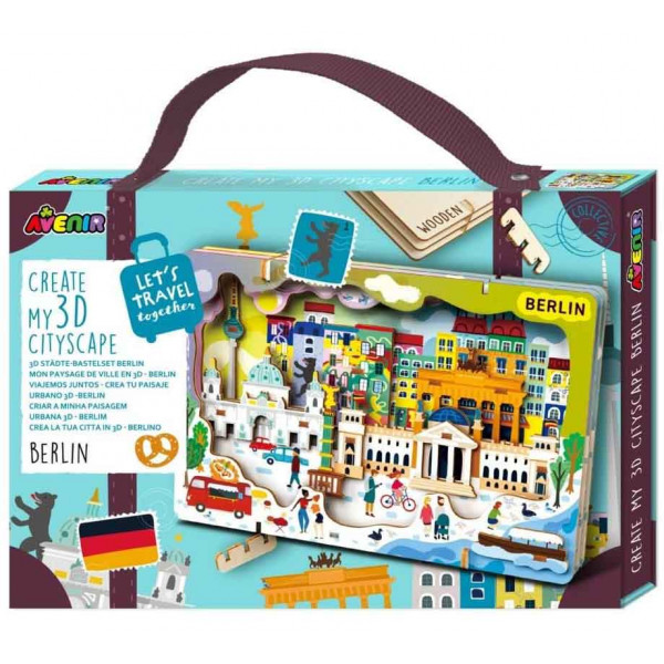 Kreativni set LET'S TRAVEL TOGETHER 3D BERLIN 