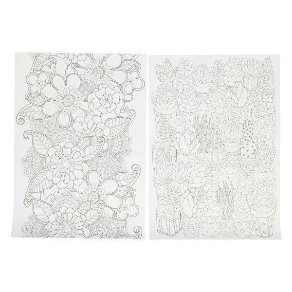 Oboj po brojevima, 5xA4, 5 dvostanih olovaka olovka 