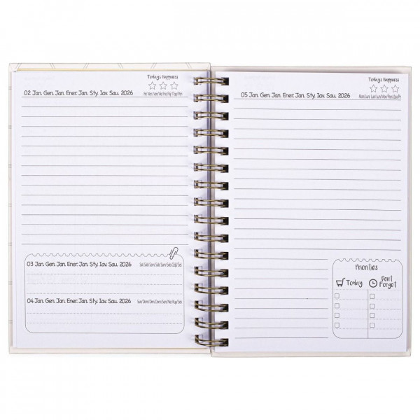 Agenda sa olovkom 2026 (12m) POSH&POP Bee You 