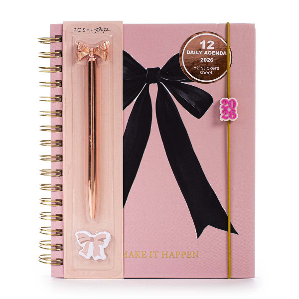 Agenda sa olovkom 2026 (12m) POSH&POP Make It Happen 