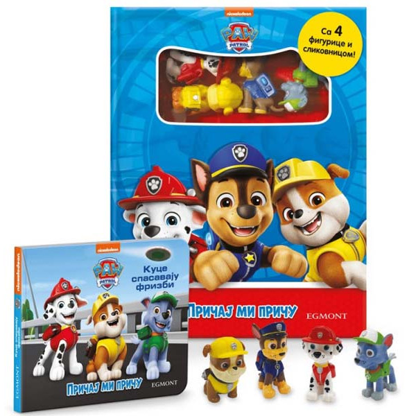 PAW PATROL PRICAJ MI PRICU (SA 4 FIGURICE I SLIKOVNICOM) 