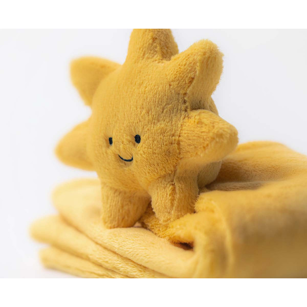 Plišana igračka i ćebence SUNCE 34 cm 